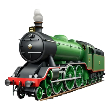 Steam Train - Flying Scotsman (Model Year: 2022) (Iconic colour: Green) sticker