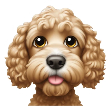 Cockpoo with lip balm  sticker