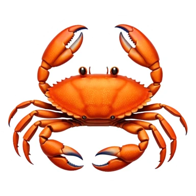 Crab left hand emoji sticker