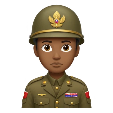 ww1 Thai solider sticker