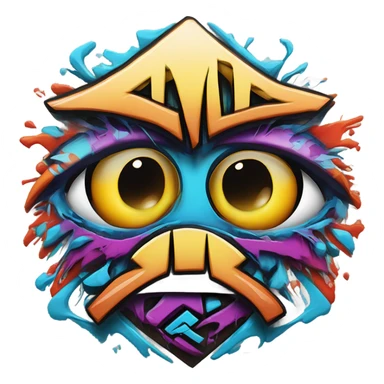 Graffiti  CRU sticker