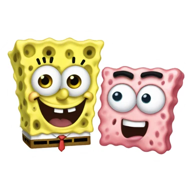 spongebob and patrick  sticker