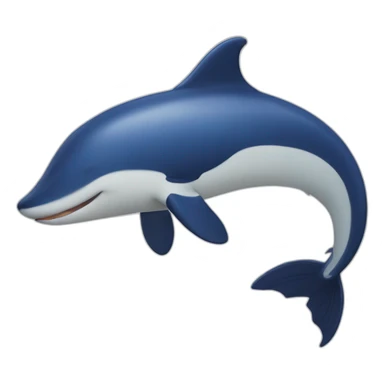 Renard sur une baleine sticker