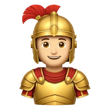 Roman empire soldier emoji sticker