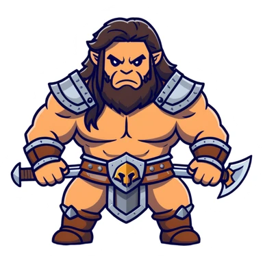 barbarian sticker