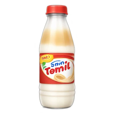 yakult bottle sticker