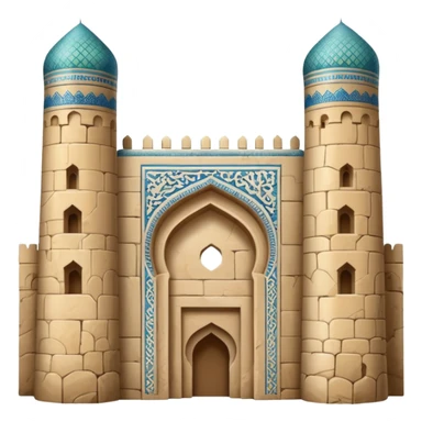 samarkand city walls, no frame sticker