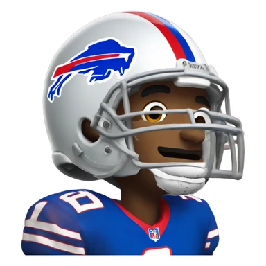 Buffalo bills quarterback  sticker