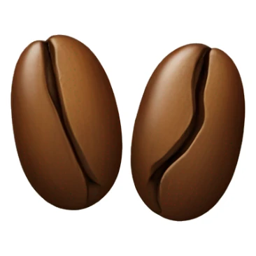 2 coffee beans sticker