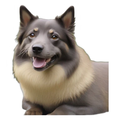 chien sur une loutre sticker