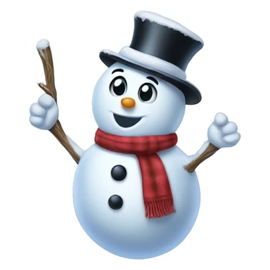 Frosty the snowman sticker