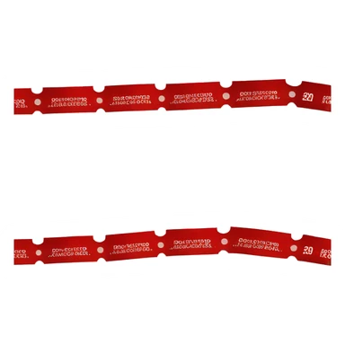 Ticket de oferta de descuento color rojo estilo tienda de ropa sticker