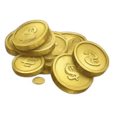 Money and coins sticker
