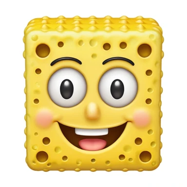 Fait un emoji bob l eponge sticker