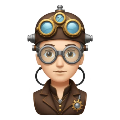 Steampunk Inventor sticker