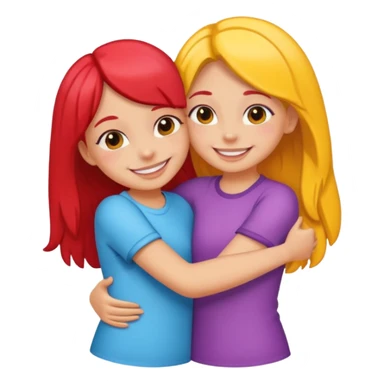 Make an best Friends Sticker in Cartoon Style sticker