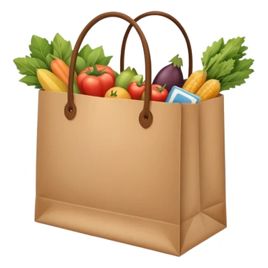 Shopping Bag carrying sticker