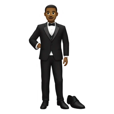 men's tuxedo sticker