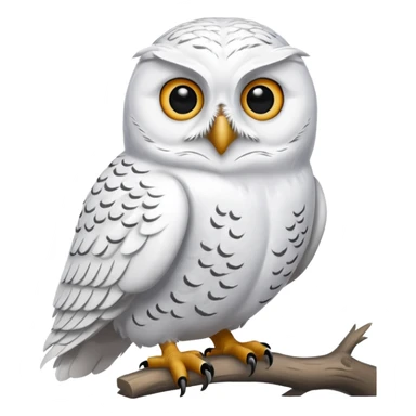 Hibou glacé  sticker