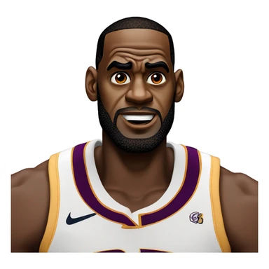 disgusted lebron james sticker