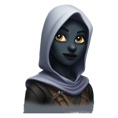 Drow thief female sticker