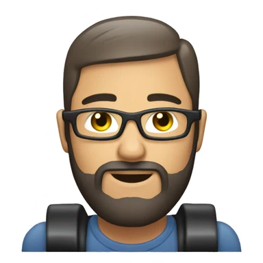 a power wheelchair user with a beard sticker