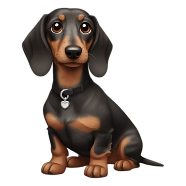 wire-haired dachshund sticker