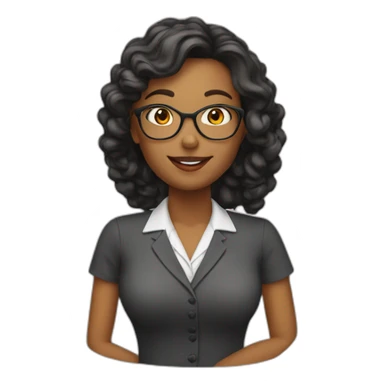 beautiful Teacher woman sticker