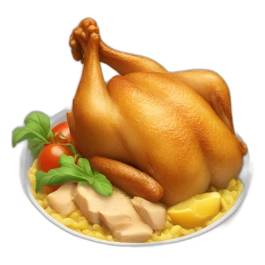 chicken meal sticker