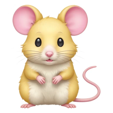 yellow haired mice sticker