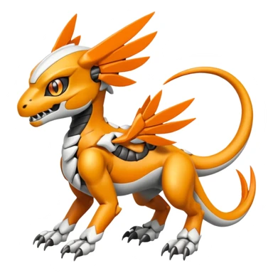 Meloetta-Wargreymon-Agumon-Pokémon-Digimon-Fakémon-fusion-hybrid-creature sticker