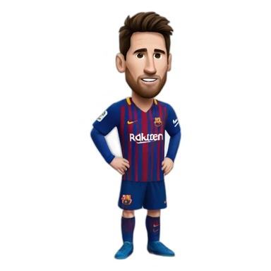 fc Barcelona messi sticker