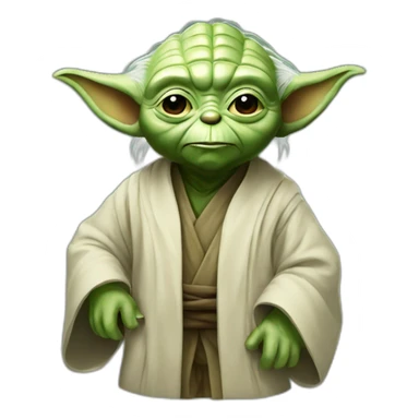 yoda as work assistance sticker