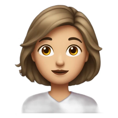 Une fille grosse sticker