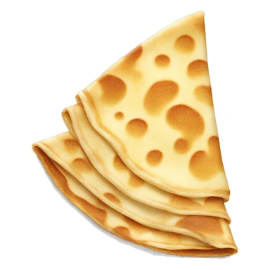 French Crêpe with sugar sticker