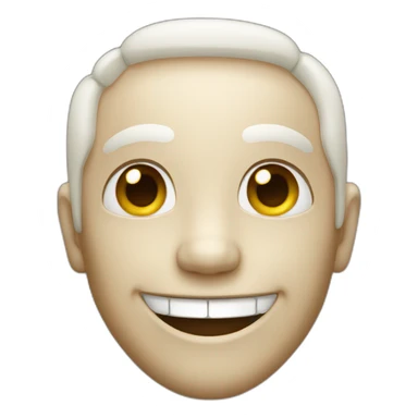 standard grinning face sticker