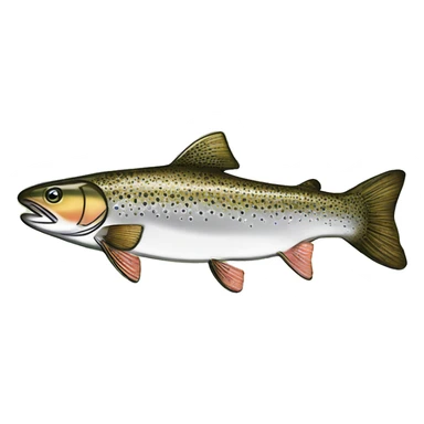 Trout made of hops￼ sticker