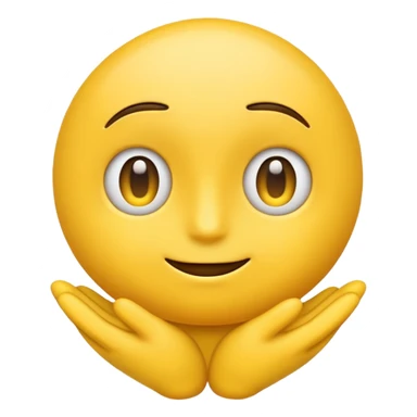 create a nonchalant emoji shrugging sticker