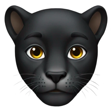 Black panter sticker