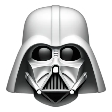 Darth Vader white sticker