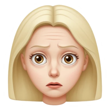  confused and weirided out woman sticker