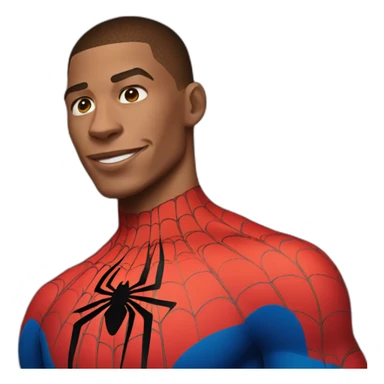 Spider-man et mbappe sticker