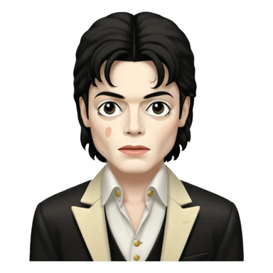 malnourished micheal jackson sticker