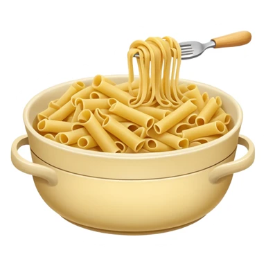 pasta bowl carbs energy sticker