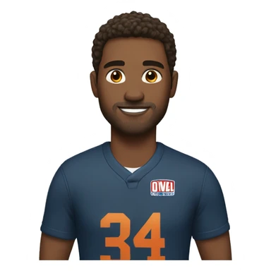 Sports BROWN HAIR MAN sticker