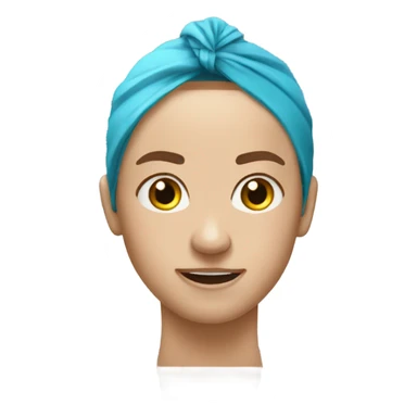 Synchronized swimming solo face sticker