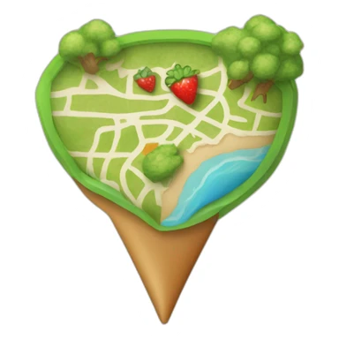 map marker that category food sticker