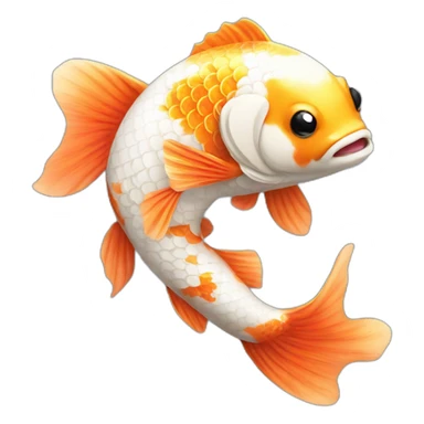 Koi carp sticker