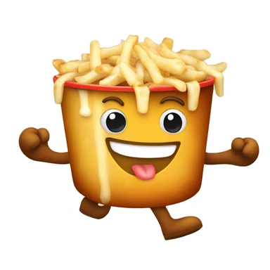 Poutine qui danse la salsa sticker