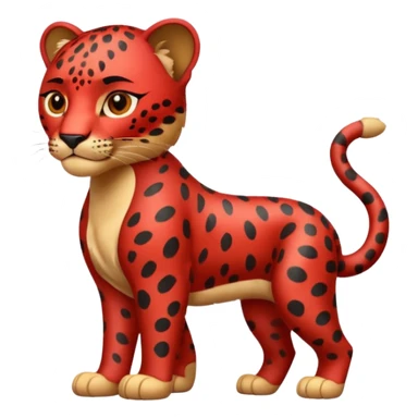 red leopard sticker